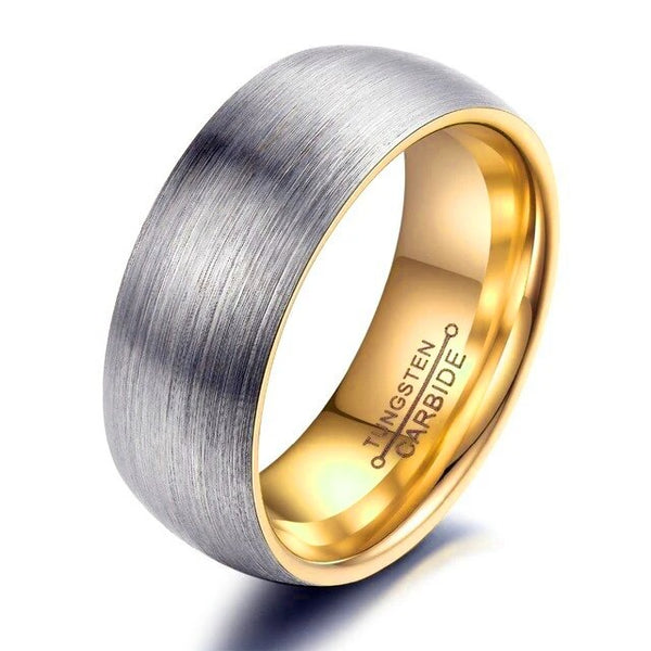 Inner Gold Ring in Silver