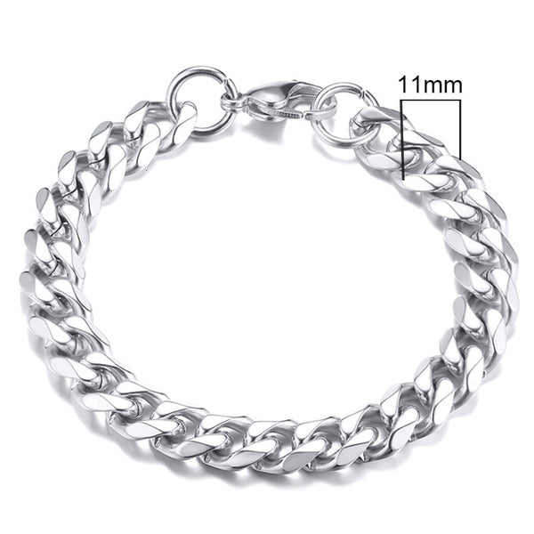 Stainless Steel Cuban Bracelet