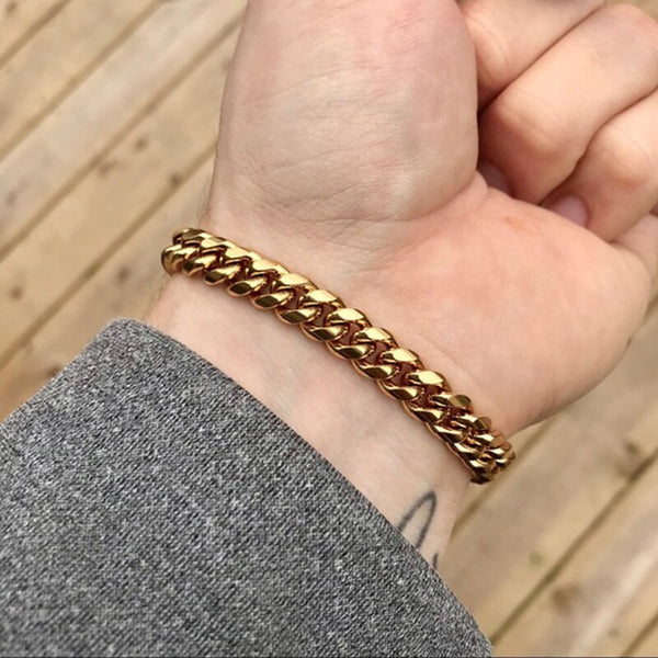 Stainless Steel Cuban Bracelet