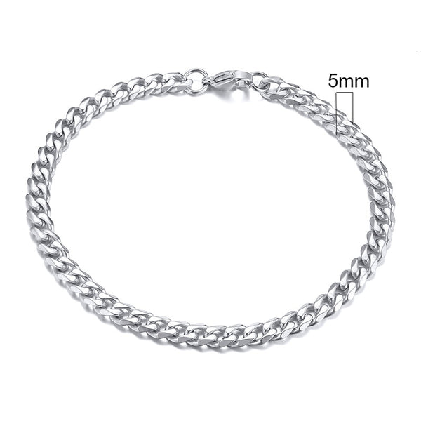 Stainless Steel Cuban Bracelet
