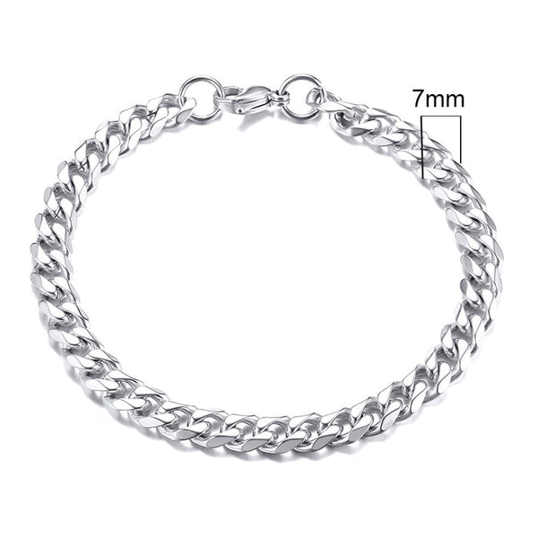 Stainless Steel Cuban Bracelet