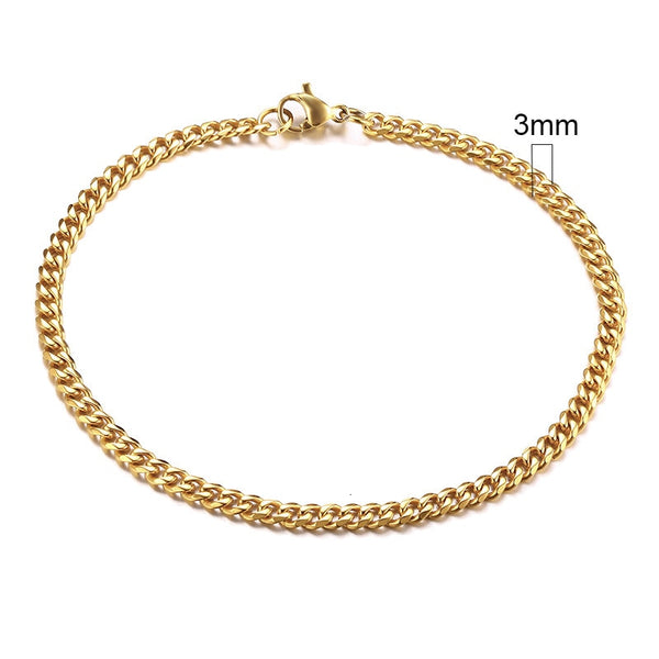Stainless Steel Cuban Bracelet