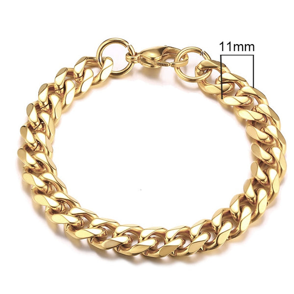 Stainless Steel Cuban Bracelet