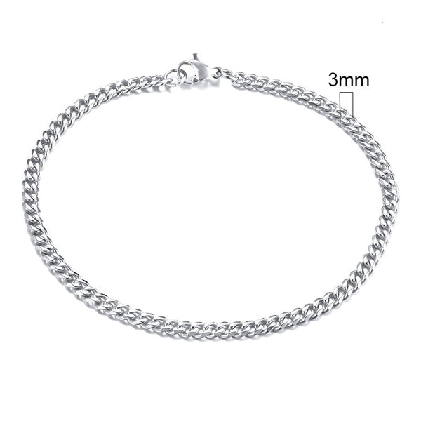 Stainless Steel Cuban Bracelet