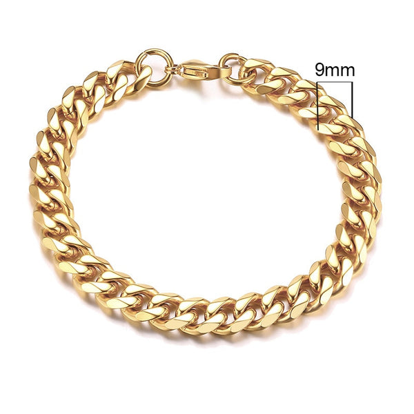 Stainless Steel Cuban Bracelet