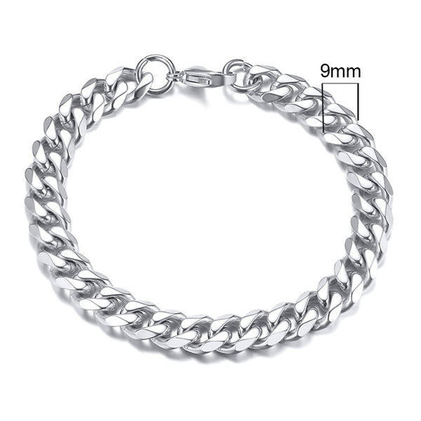 Stainless Steel Cuban Bracelet