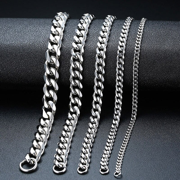 Stainless Steel Cuban Bracelet